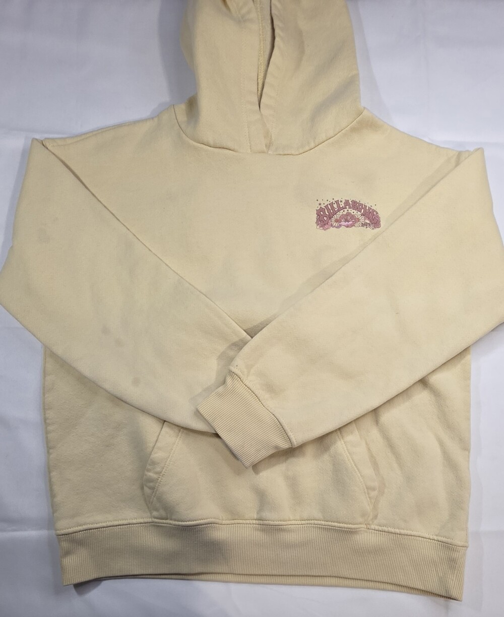 Billabong 1973 Hoodie Beige Kids MEDIUM SKU 400